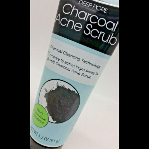 💥 Deep Pore Lot of 2 Deep Pore Charcoal Acne Scrub 3.2 OZ . (91g) 🎊🛍🎉 - Picture 2 of 10